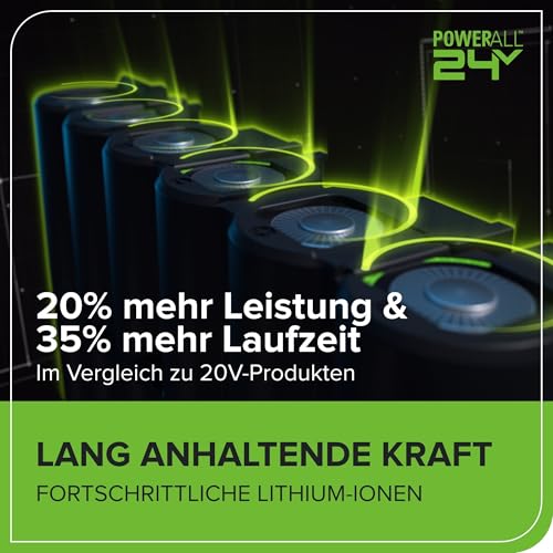 Greenworks 24V Brushless Akku-Rasenmäher 33 cm mit 4,0 Ah Akku & Ladegerät