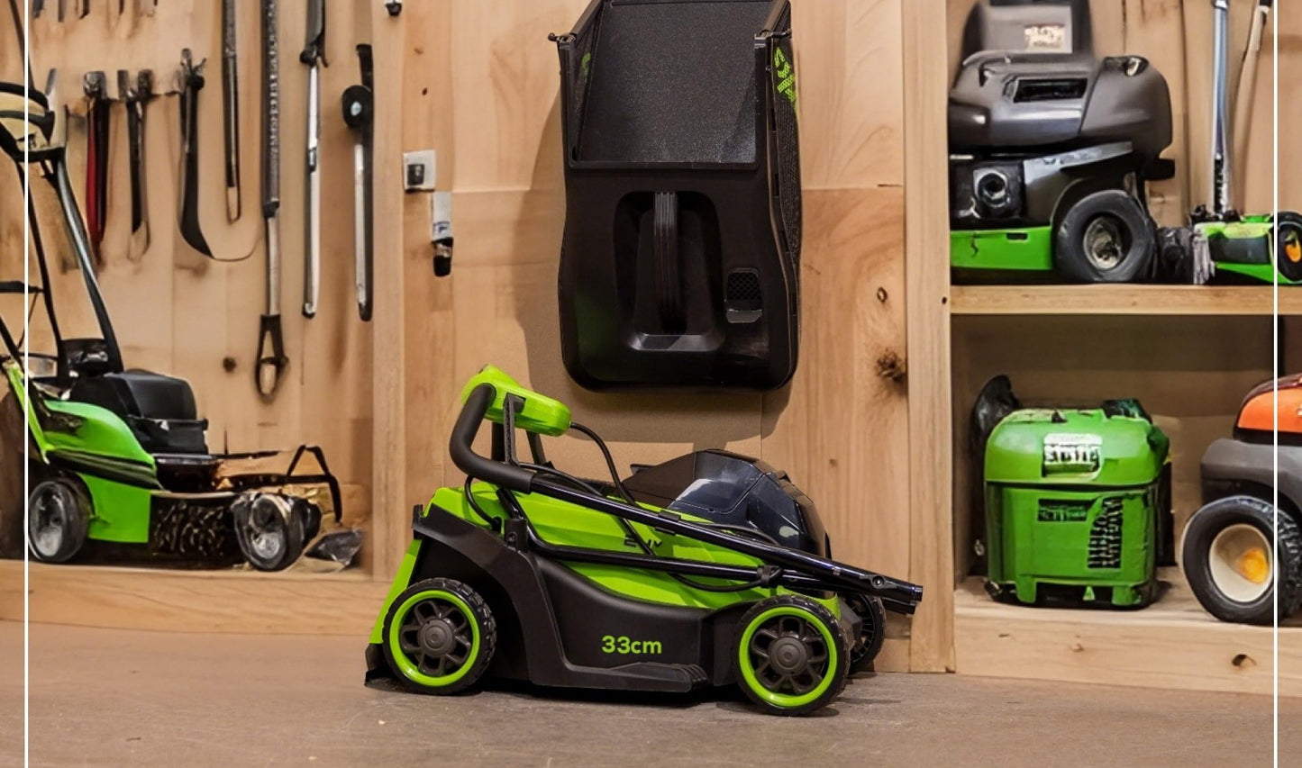 Greenworks 24V Brushless Akku-Rasenmäher 33 cm mit 4,0 Ah Akku & Ladegerät